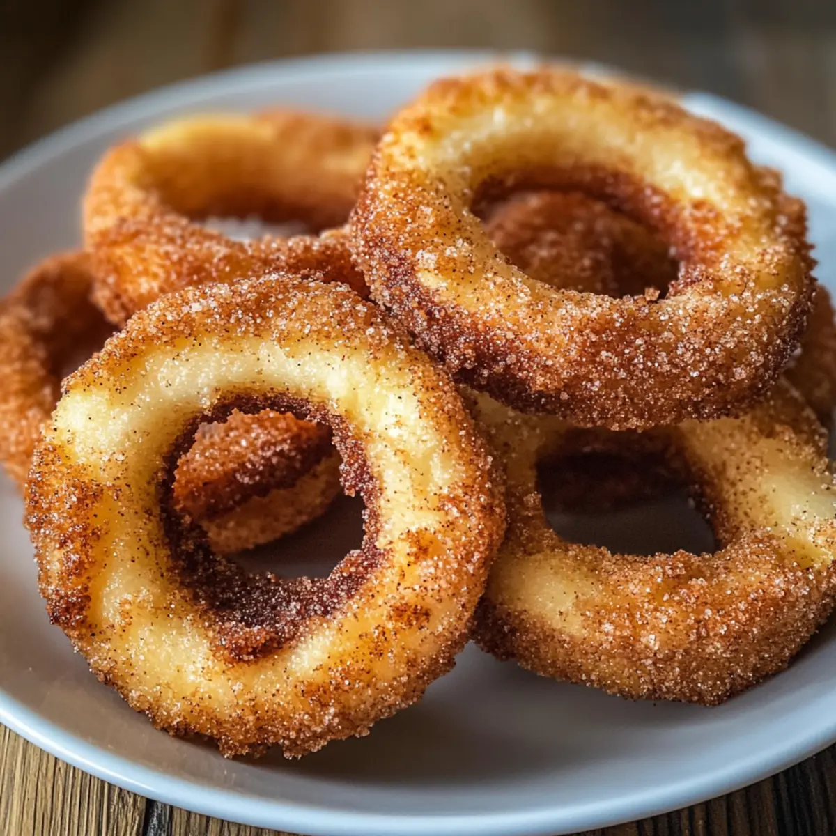 Zimtapfelringe aus der Heißluftfritteuse schnell gemacht